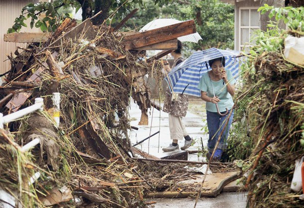 Последствия тайфуна 