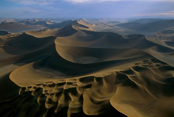 Вид на пустыни с воздуха