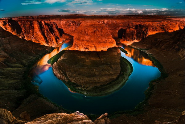 Фотофакт: Подкова - изгиб реки в Колорадо