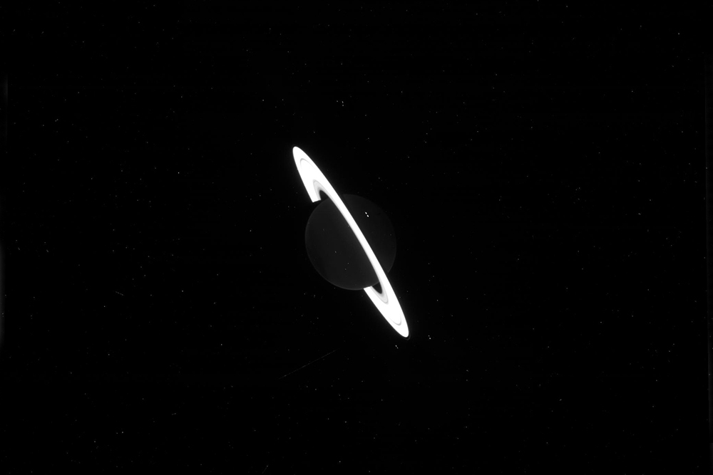 Таким Сатурн вы еще не видели — кольца шестой планеты . Фото: James Webb Space Telescope