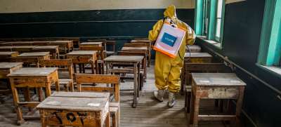 Генсек ООН призвал открыть школы как только удастся взять под контроль распространение инфекции. На фото: школа в Египте. Фото: ЮНИСЕФ/А.Мостафа