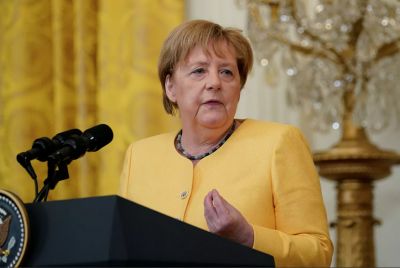 Канцлер ФРГ Ангела Меркель призвала быстрее реализовывать политику по борьбе с изменением климата. Фото: AP Photo / Susan Walsh