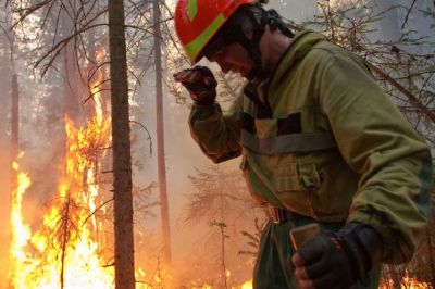Лесные пожары в Якутии полыхают сегодня с невиданной силой. Фото: Пресс-служба Федеральной Авиалесоохраны.