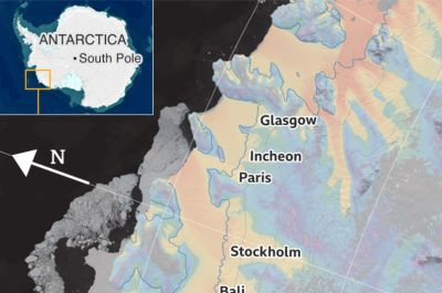 Ледник расположен на 100-километровом участке Антарктиды, подверженном особенно быстрому таянию.