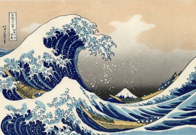 Кацусика Хокусай, «Большая волна в Канагаве».
