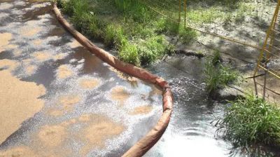 Минэкологии: клей для детской площадки мог загрязнить реку в Лобне.