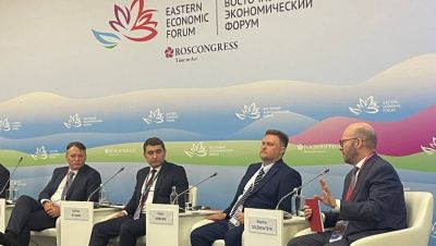 На пленарной сессии Восточного экономического форума во Владивостоке. Фото: sibgenco.online.