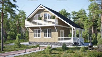 Пример проекта дома из СИП-панелей. Иллюстрация: ilya-stroy.ru.