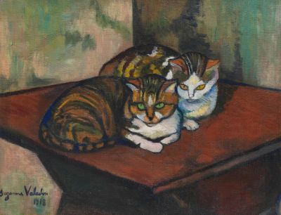 Сюзанна Валадон, «Два кота» (1918 г.). Иллюстрация: Legion Media.