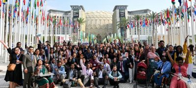 Молодые активисты на конференции в Дубае. Фото: КС-28/Э.Флейхан.