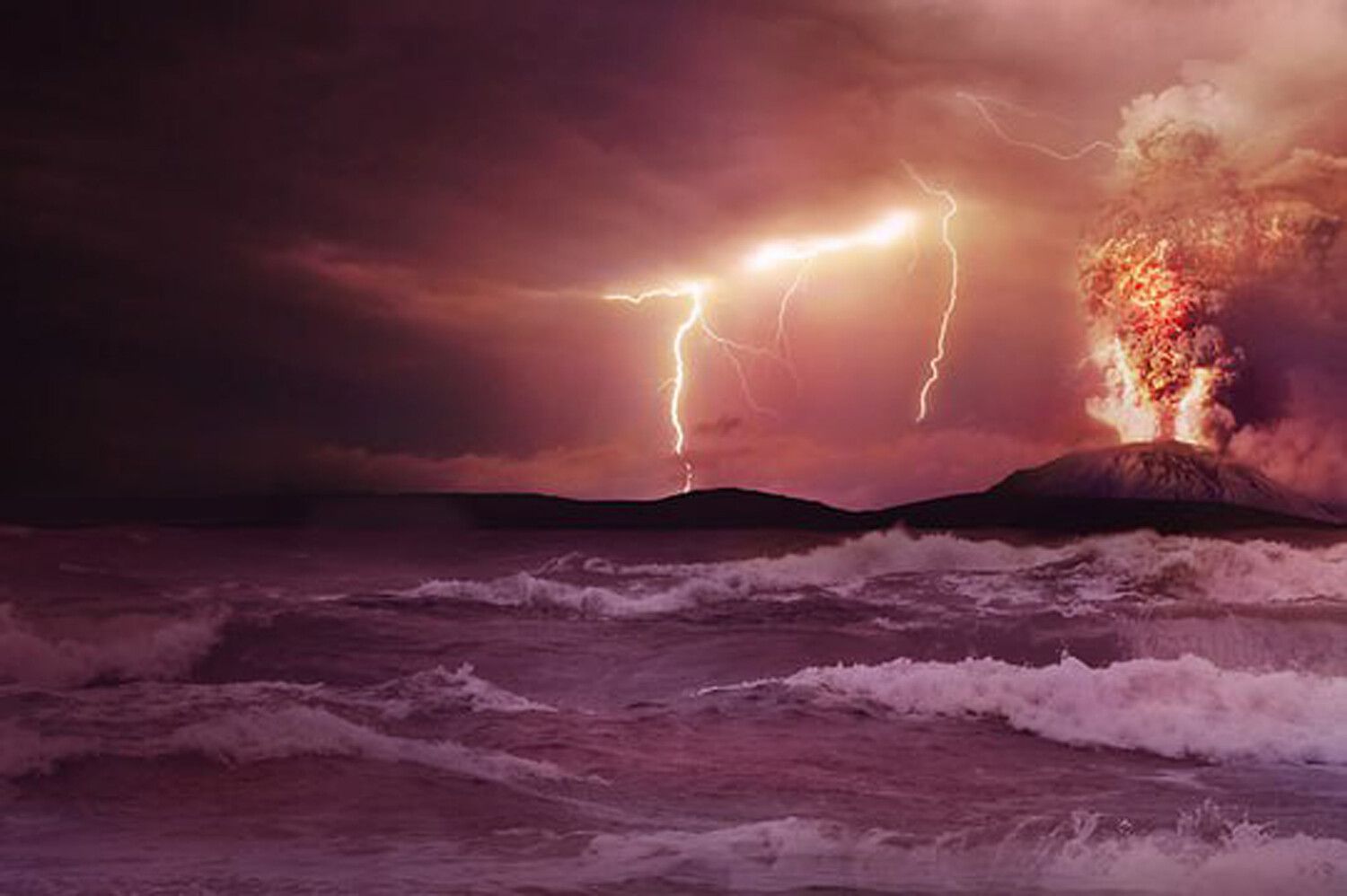ChemGeo: разрушение атмосферы вулканами привело к великому пермскому вымиранию. Иллюстрация: NASA.