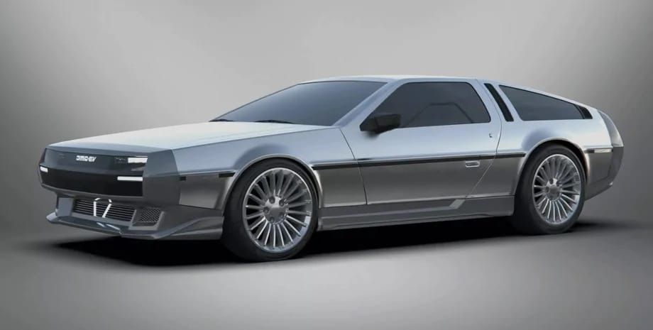 Электромобиль DeLorean DMC-12. Иллюстрация: Lynx Motors.