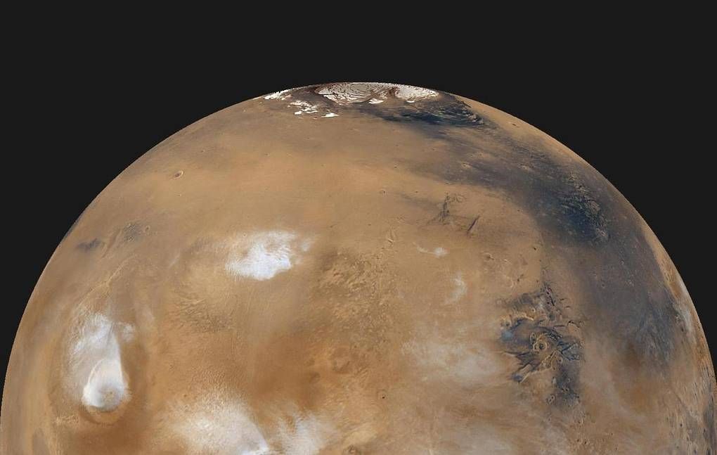 Марс. Иллюстрация: NASA/JPL/MSSS.