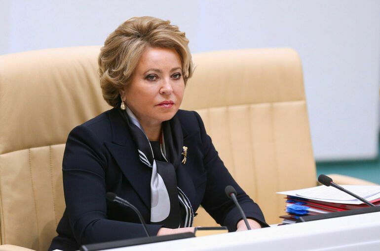 Валентина Матвиенко. Фото: Пресс-служба Совета Федерации