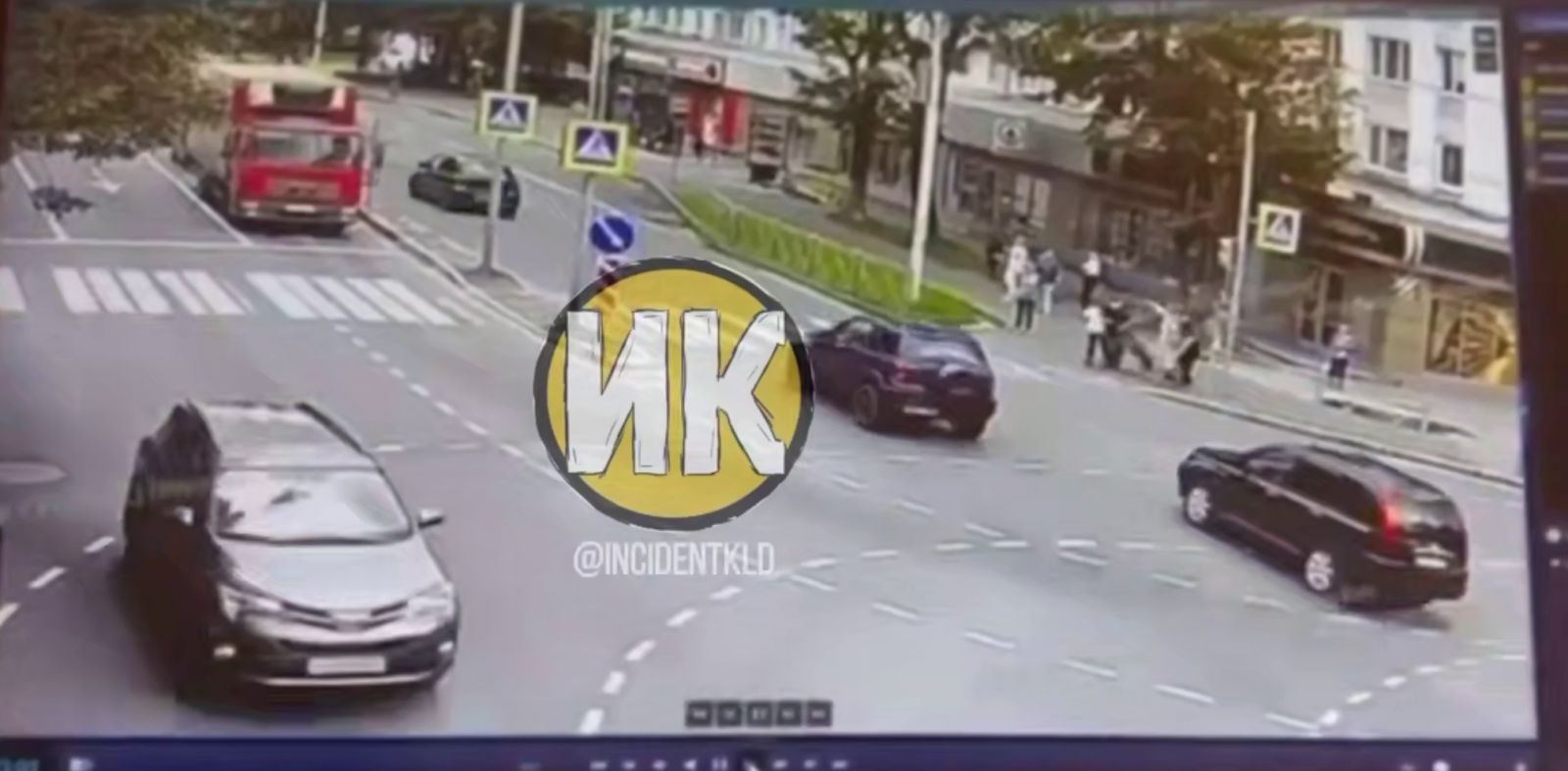 Кадр из видео t.me/incidentkld