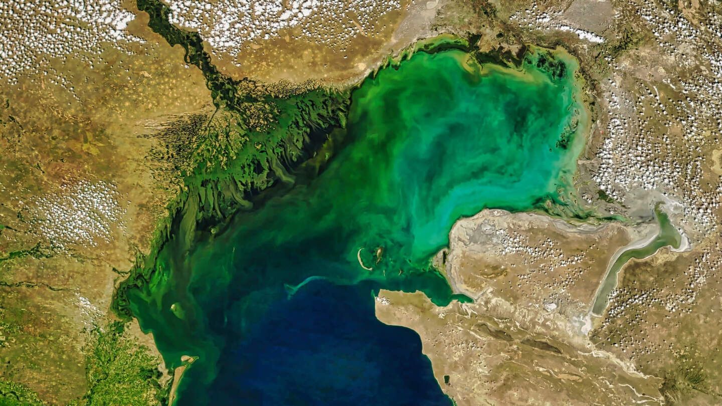 Уровень Каспийского моря с 1930 года постоянно колеблется между падениями и подъемами. Иллюстрация: BEST-BACKGROUNDS/Shutterstock/FOTODOM