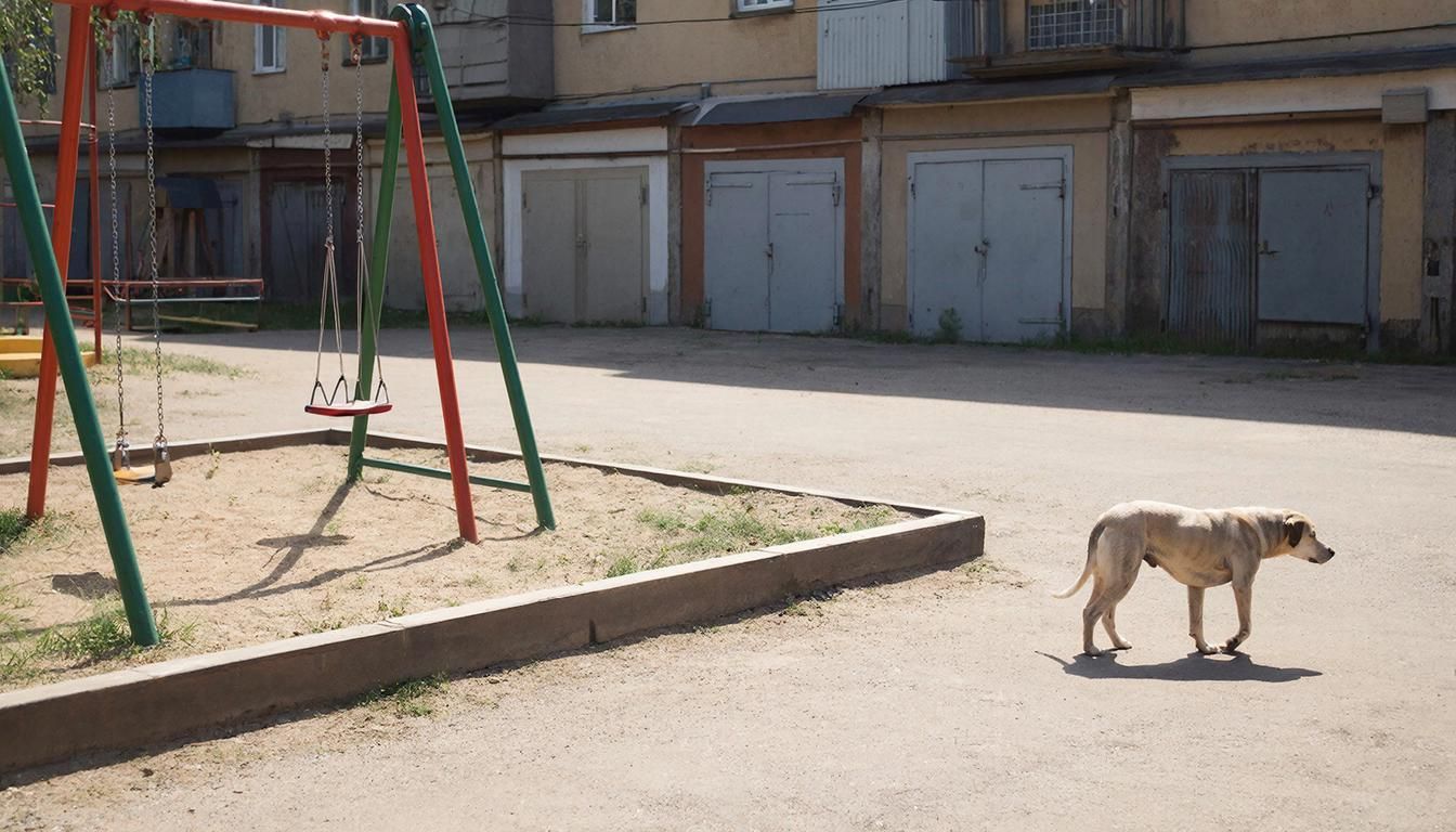 Бездомная собака. Иллюстрация: ECOportal.su / ИИ