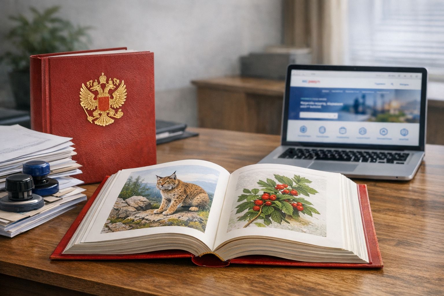 Новый порядок касается только документов и контроля, а не оснований для добычи редких животных. Иллюстрация: ECOportal.su / ИИ