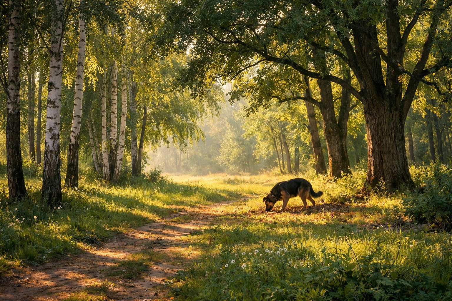 В роще Таганрога зафиксированы случаи гибели собак. Иллюстрация: ECOportal.su / ИИ