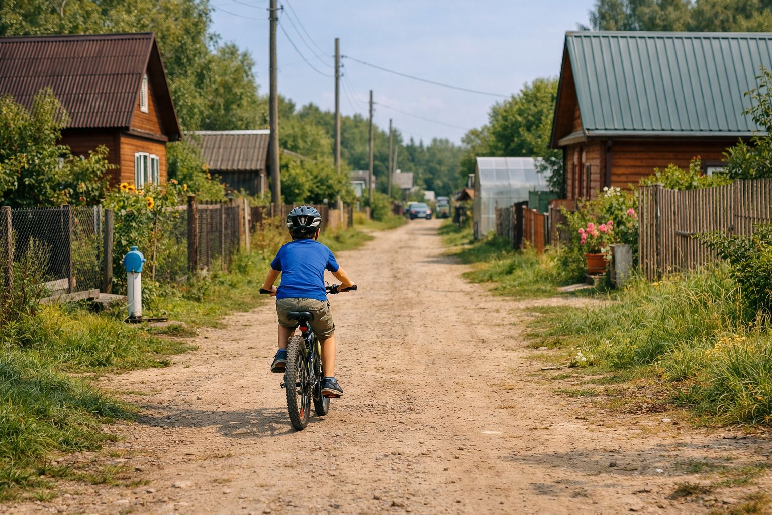 Собака напала на проезжавшего мимо ребёнка. Иллюстрация: ECOportal.su / ИИ