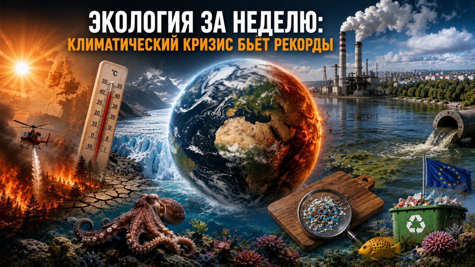 Экология за неделю: климатический кризис бьёт рекорды