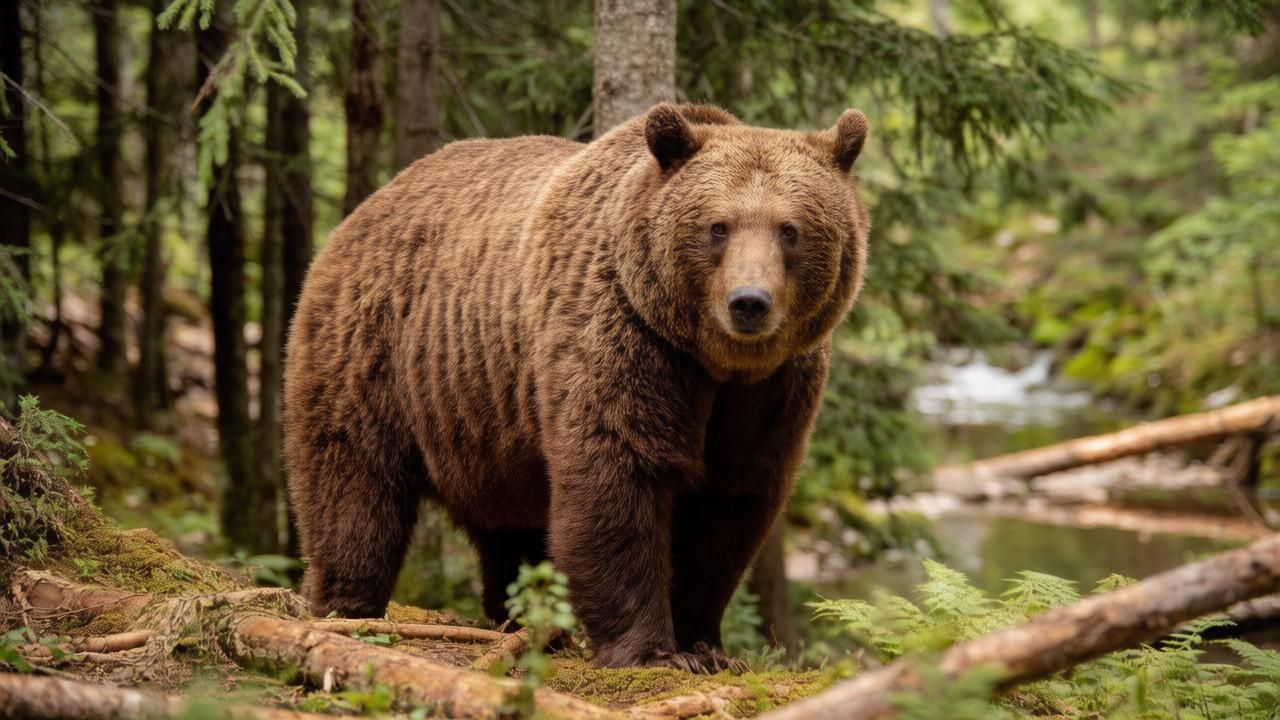 В России усиливают меры против выхода медведей к людям. Иллюстрация: ECOportal.su / ИИ