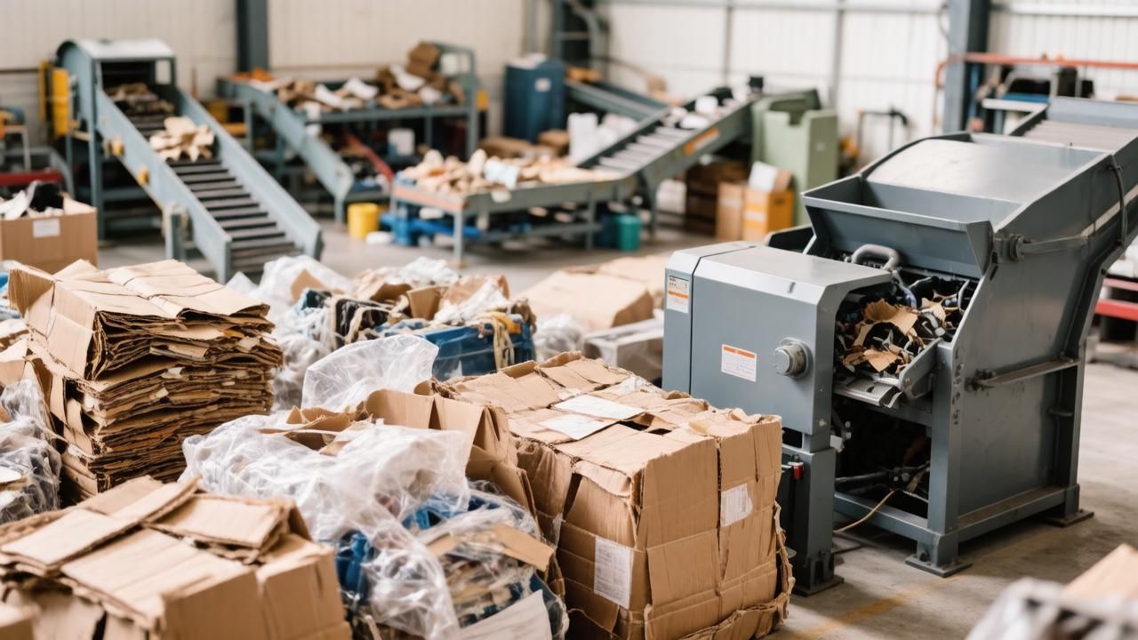Эффективное управление отходами на производстве. Иллютрация: ECOportal.su / ИИ