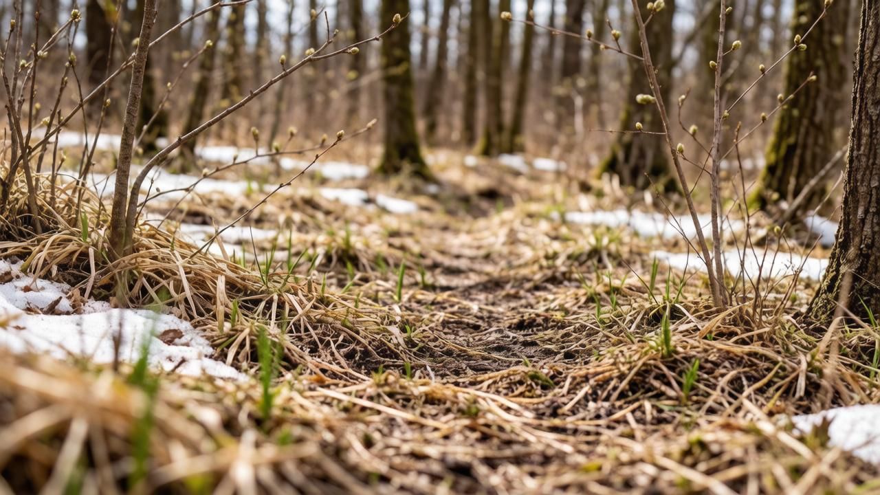Ранняя весна: время повышенной активности клещей. Иллюстрация: ECOportal.su / ИИ