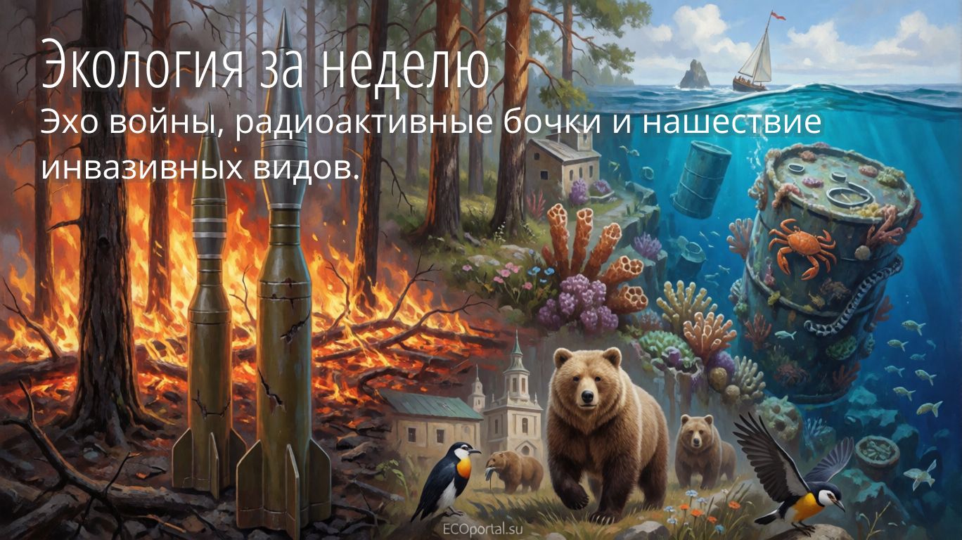 Климат обнажает угрозы прошлого. Иллюстрация: ECOportal.su / ИИ