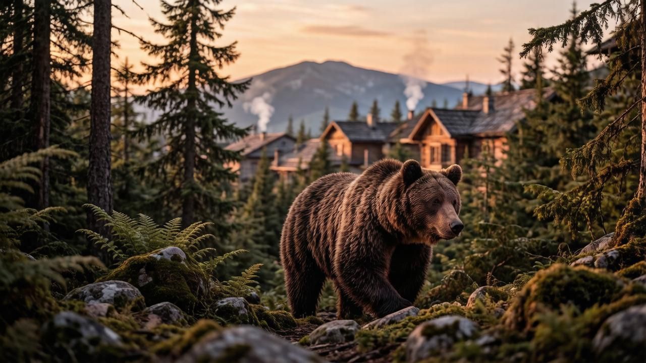 Медведь. Иллюстрация: ECOportal.su / ИИ
