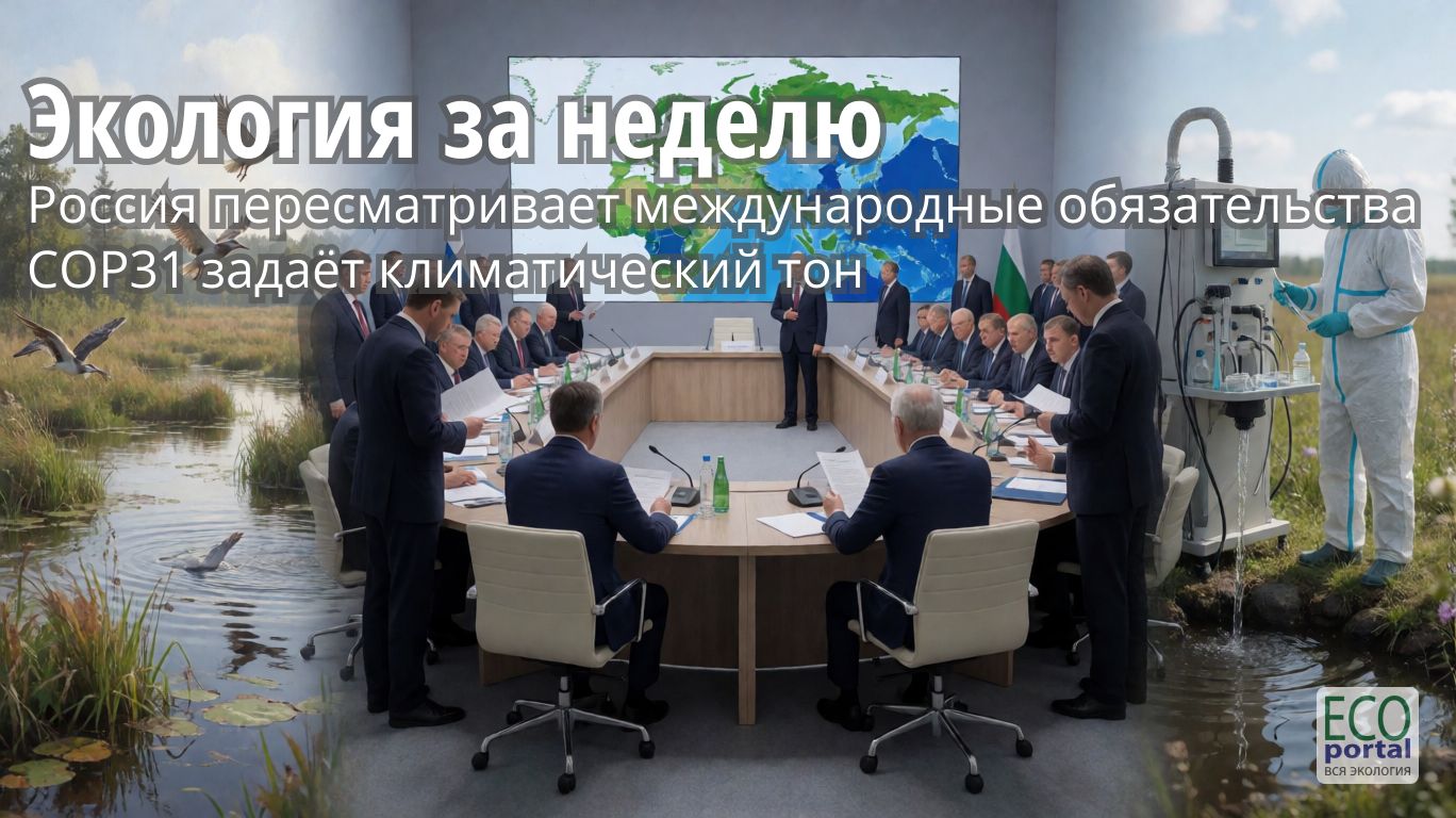 Климатическая дипломатия и охрана природы: ключевые векторы недели. Иллюстрация: ECOportal.su / ИИ