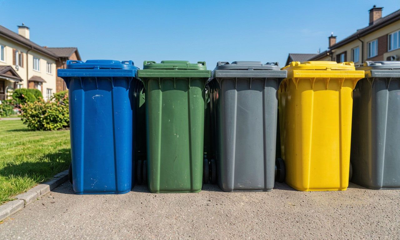 Раздельные контейнеры доступны не везде. Иллюстрация: ECOportal.su / ИИ