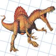 Некогда Tyrannosaurus rex считался самым крупным плотоядным в истории. Затем появился Giganotosaurus. После нашли Spinosaurus, показанного на рисунке, который оказался крупнее их всех (иллюстрация Joe Tucciarone).