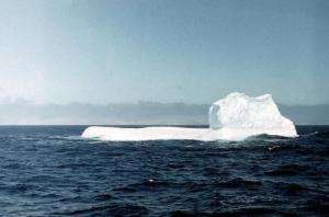 У берегов ЮАР впервые появился айсберг