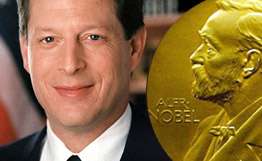 Альберт Гор и группа ООН по климату - лауреаты Нобелевской премии мира