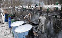 Работы по очистке Дулева ручья. Фото РИА Новости
