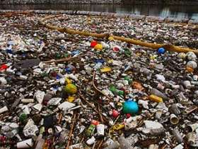 В Тихом океане ужасающе быстро разрастается &quot;суп из пластика&quot; - плавающая полоса мусора. Фото с сайта www.latimes.com