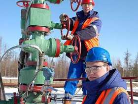 Рабочие на газопроводе Sibir Energy. Фото пресс-службы компании