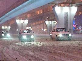 Снегопад накроет Москву ночью. Фото из архива NEWSru.com
