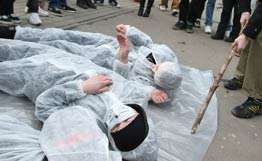 Пикет в защиту бельков. Фото: РИА Новости
