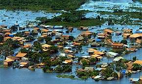 Север Бразилии во власти наводнения. Фото: MIGnews.com