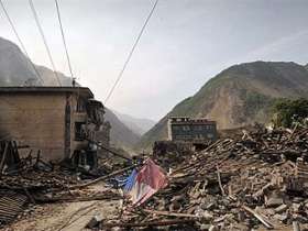 Последствия землетрясения в Китае. Фото AFP