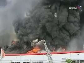 В Польше горит склад с химикатами. Фото: Вести.Ru