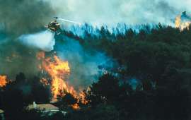 Тушение лесных пожаров. Фото: www.grida.no