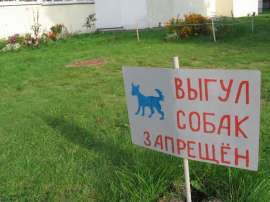 Выгул собак запрещен. Фото из открытых источников сети Интернет