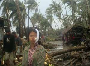 Ураган 3 мая стал для Мьянмы самым разрушительным с 1991 года. На фото: город Лабутта, один из наиболее пострадавших районов. Фото: Reuters/Scanpix