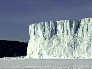 Один из антарктических ледников. Фото пользователя Eugene van der Pijll с сайта wikipedia.org
