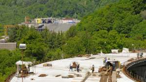 Строительство олимпийских объектов в Сочи. Фото: РИА Новости