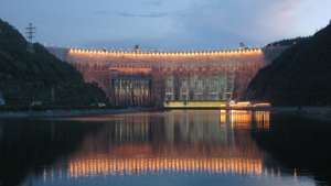 Виды Саяно-Шушенской ГЭС на сибирской реке Енисей. Фото: РИА Новости