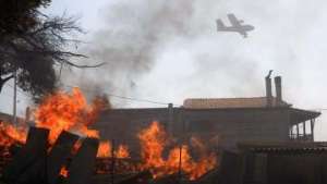 Тушение лесных пожаров в Греции. Фото: РИА Новости